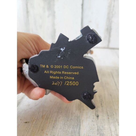 DC brainiac Superman fight 2001 comic figuring statue mini - Picture 8 of 8